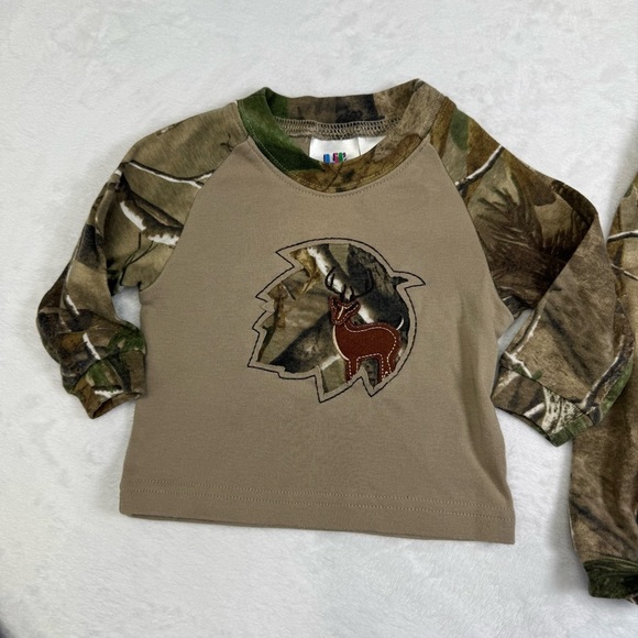Lil’ Gamer Camo Outfit Set with Deer on the Front - Picture 3 of 11